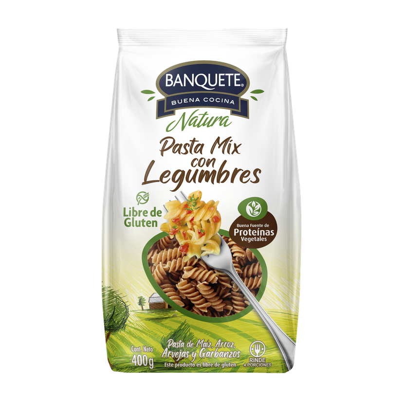 Pasta Mix con Legumbres Banquete